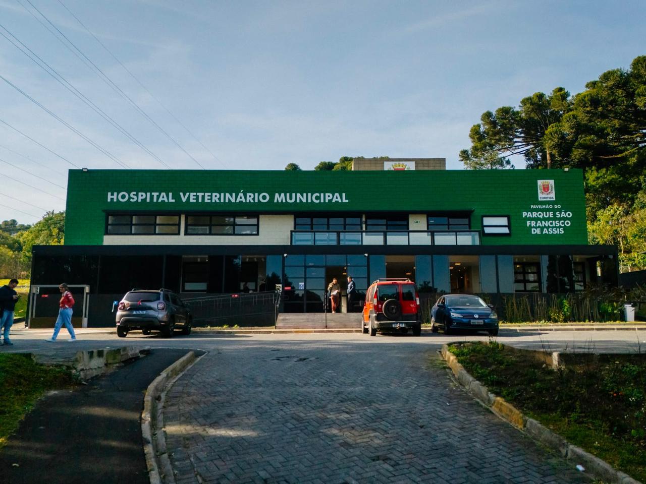 Hospital Veterinário Municipal de Curitiba — unidade gerida pela CHC no Parque São Francisco de Assis